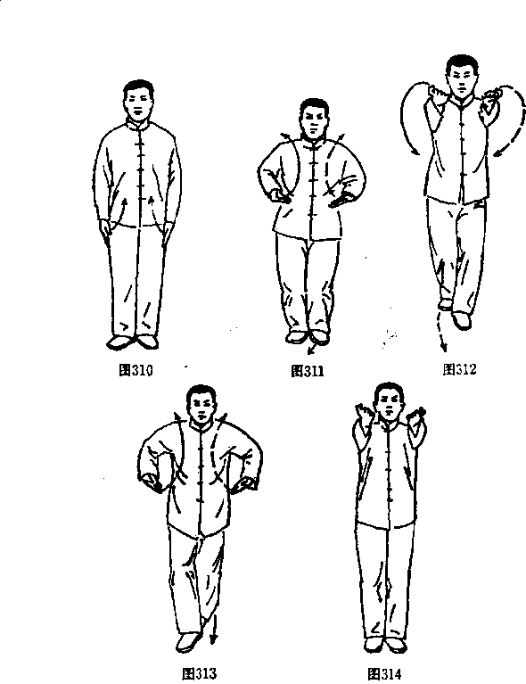一青龙拳动作图解劈挂拳