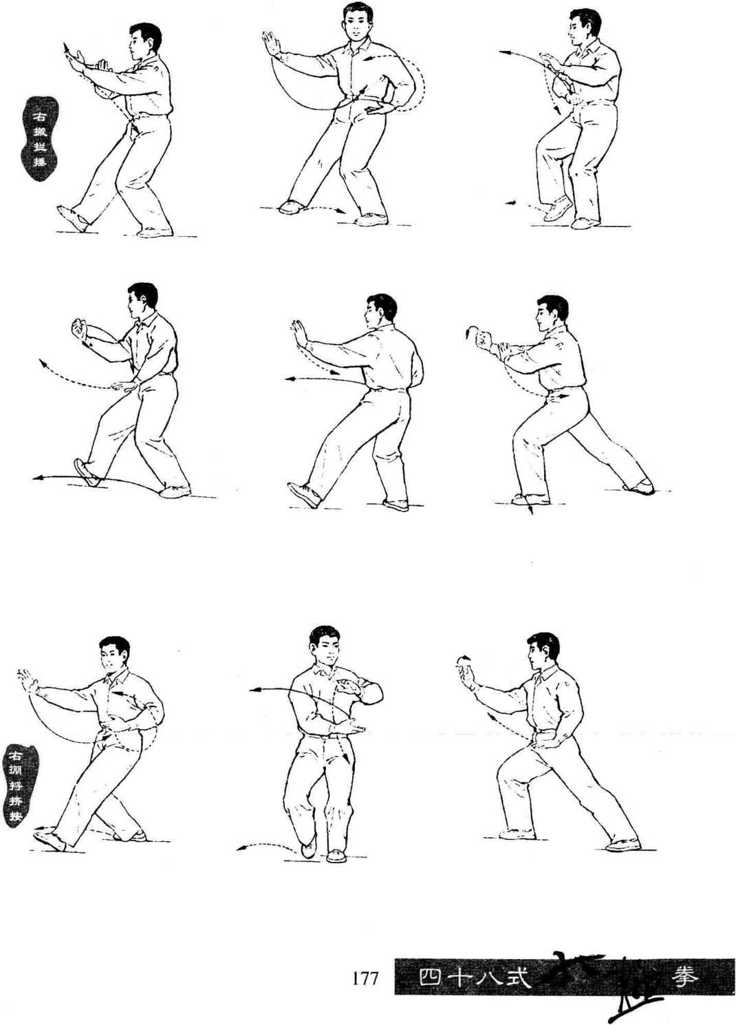 二十、弓步架打|四十八式太极拳|武术世家-众多习武书籍PDF电子书