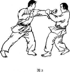 截拳道上步左直拳