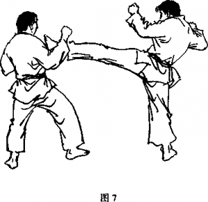截拳道侧踹腿进攻