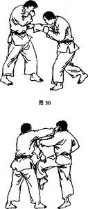 截拳道右直拳猛击敌前露的胃部