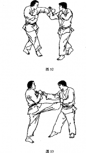 截拳道左侧击拳右腿踢击