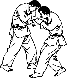 截拳道右侧击拳击其腹肋部