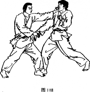 截拳道背拳平行攻击